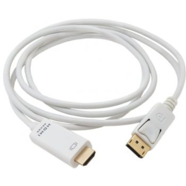 Кабель Extradigital DisplayPort 1.2 - HDMI 2.0, 4Kx2K, 2m, 30 AWG, Gold, PVC